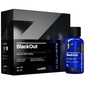 CarPro CQuartz BlackOut – powłoka ochronna do opon i elementów gumowych 100ml