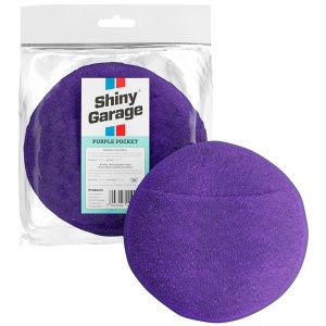 shiny garage purple pocket microfiber applicator – aplikator z mikrofibry