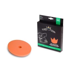 Royal Pads Thin One Step Pad – niskoprofilowy pad do jednoetapowej korekty do maszyn DA, pomarańczowy 150/160mm