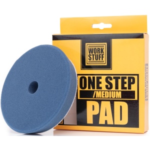 work stuff medium polishing pad – średniej twardości pad polerski, niebieski 140mm