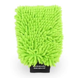 chemicalworkz green chenille wash mitt – rękawica z mikrofibry do mycia auta