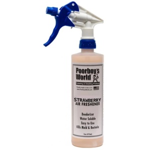 Poorboy's World Strawberry - skuteczny neutralizator i odświeżacz truskawka 473ml