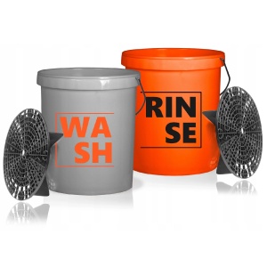 monster shine - zestaw wiader detailingowych z separatorami