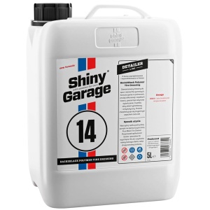 shiny garage back2black polymer tire dressing – dressing do opon z kwarcem sio2 5l