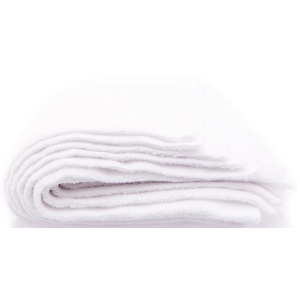 Work Stuff Gentleman Basic 5-Pack White – delikatna mikrofibra bez obszycia, 40x40cm, 350gsm, 5 sztuk