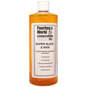 Poorboy's World Super Slick & Wax - szampon z woskiem 1:250 946ml