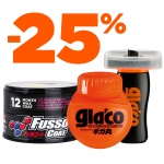 soft99 protection time set dark fusso + compound roll on + glaco max