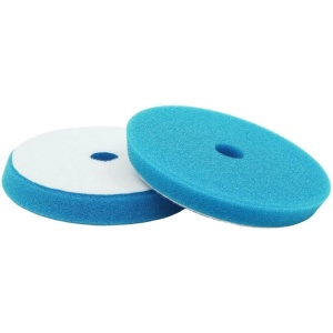 Super Shine EXACT Lazur Cut – niskoprofilowy bardzo twardy pad polerski do maszyn DA, lazurowy 75/90mm
