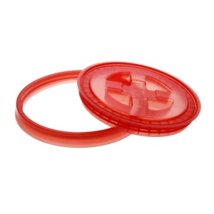 chemicalworkz ultra clear cross lid red – zakręcana pokrywa do wiader detailingowych, czerwona