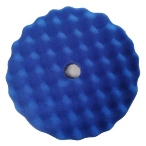 Lake Country Blue Cutting Waffle Pro – twardy pad polerski, niebieski 165mm