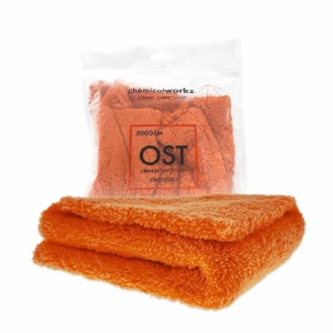 chemicalworkz orange edgeless soft touch premium – mikrofibra bez obszycia, 500gsm, 40x40cm