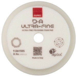 Rupes DA Ultra Fine – bardzo miękki pad polerski do maszyn Dual Action, biały – 130/150mm
