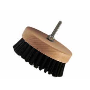 Monster Shine Carpet Hard Brush – twarda szczotka na wkrętarkę lub wiertarkę do czyszczenia tapicerki, czarna