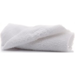 Work Stuff Gentleman Basic White – delikatna mikrofibra bez obszycia, 40x40cm, 350gsm