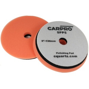 CarPro Orange Polish Pad – średnio ścierny pad polerski, 130mm