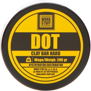 Work Stuff Dot Clay Bar Hard – twarda glinka do oczyszczania lakieru 200g
