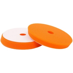 Super Shine EXACT Orange OneCut – niskoprofilowy średniej twardości pad polerski do maszyn DA, pomarańczowy 75/90mm