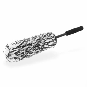chemicalworkz flat wheel brush black/white – szczotka z mikrofibry do mycia felg