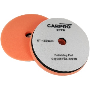 CarPro Orange Polish Pad - gąbka polerska średniej twardości 150mm