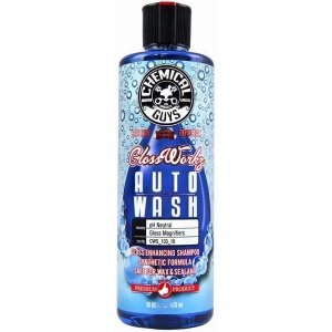 chemical guys glossworkz auto wash – szampon samochodowy o neutralnym ph, podbija połysk 473ml