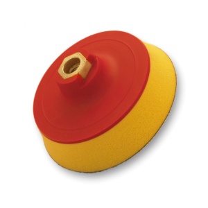 Flexipads talerz tarcza mocująca na rzep M14 soft żółta pianka 125mm (10398)