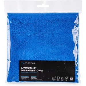 FX Protect Mystic Blue Microfiber Towel – uniwersalna mikrofibra bez obszycia, niebieska, 40x40, 350gsm