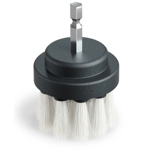 ADBL Leather Twister – szczotka na wkrętarkę do czyszczenia skóry, delikatne włosie 50mm
