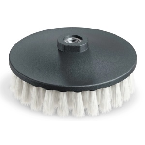 ADBL Leather Twister – szczotka na wkrętarkę do czyszczenia skóry, delikatne włosie 125mm
