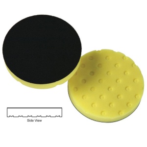 lake country ccs pad yellow – twardy pad polerski, żółty 140mm