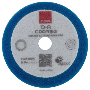 Rupes DA Coarse – twardy pad polerski do maszyn Dual Action, niebieski – 80/100mm