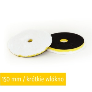 NAT Pad Mikrofibrowy Agresywny - krótkie włosie, twarda pianka 150mm