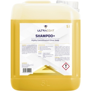 Ultracoat Shampoo+ - wysoce skoncentrowany szampon, odtłuszcza lakier 5l