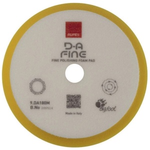 Rupes DA Fine – miękki pad polerski do maszyn Dual Action, żółty 150/180mm