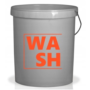 monster shine wiadro szare detailingowe z przykrywką wash 19l