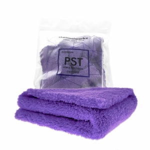 chemicalworkz purple edgeless soft touch premium – mikrofibra bez obszycia, 500gsm, 40x40cm