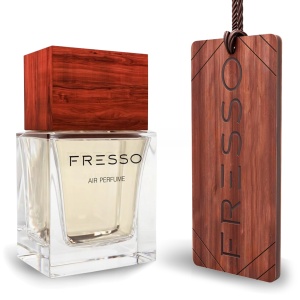 [Zestaw] Fresso Magnetic Style Air Perfume – perfumy samochodowe 50ml + drewniana zawieszka zapachowa