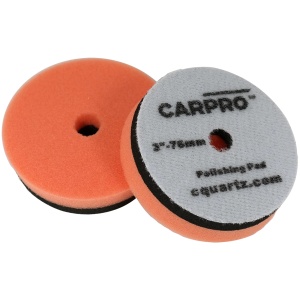 CarPro Orange Polish Pad – średnio ścierny pad polerski, 76mm
