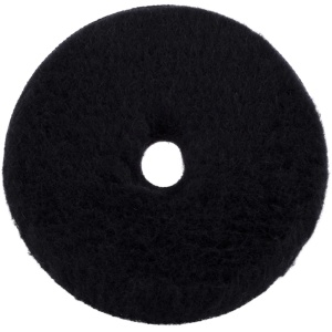 zvizzer "doodle" wool-pad black – futro polerskie do maszyn da, 135mm