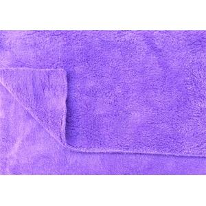 Monster Shine Purple Edgeless – delikatna mikrofibra bez obszycia, 330GSM, 40x40cm