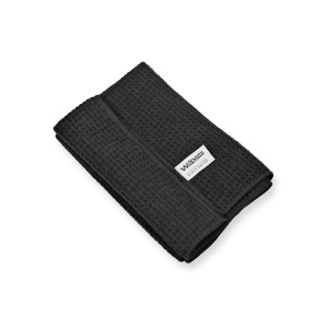 waxPRO Diamond Glass Black Series – mikrofibra waflowa do czyszczenia szyb, 360gsm, 40x40cm
