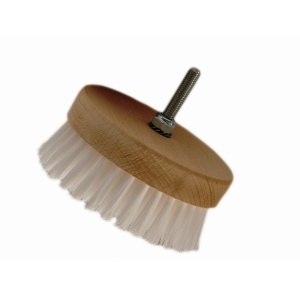 Monster Shine Carpet Medium Brush – średnia szczotka na wkrętarkę do czyszczenia tapicerki, biała