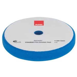 Rupes Rotary Coarse – twardy pad polerski, niebieski – 130/135mm