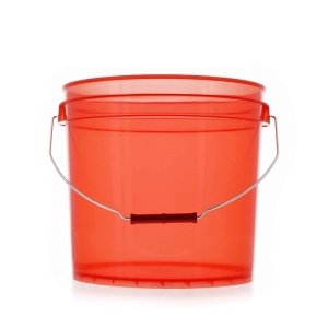 chemicalworkz ultra clear bucket red – wiadro detailingowe, czerwone 13l