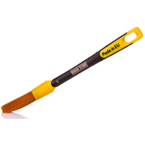 Work Stuff Detailing Brush Rubber Albino Orange – pędzelek detailingowy z gumowaną rękojeścią 16mm