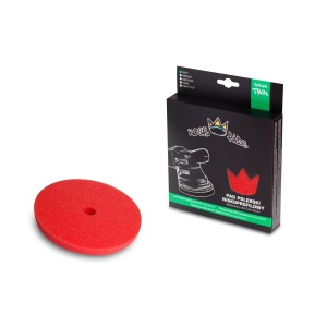 Royal Pads Thin Soft Pad – miękki niskoprofilowy pad polerski do maszyn DA, czerwony 130/140mm