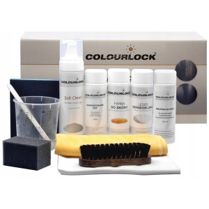 Colourlock Zestaw TURBO SOFT do kompleksowej renowacji skóry + Farba tonująca Colourlock 150ml dobierana