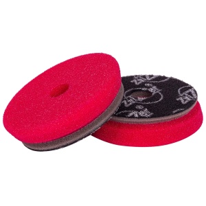 ZviZZer All-Rounder Red Pad Heavy Cut – twardy pad polerski, czerwony, 90mm
