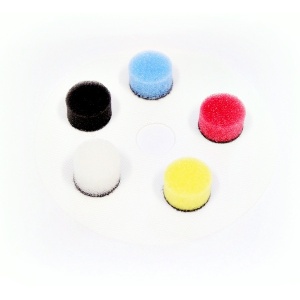 NAT Nano Polisher SET 16mm - zestaw 5 padów o różnej twardości do mini maszyn polerskich