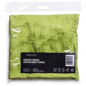 FX Protect Grassy Green Boa – delikatna mikrofibra bez obszycia, 500gsm, 40x40cm