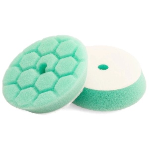 Flexipads Pro-Detail Green Heavy Polishing 100 mm - twarda, polerująca gąbka polerska